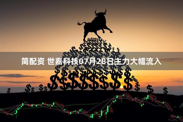 简配资 世嘉科技07月28日主力大幅流入